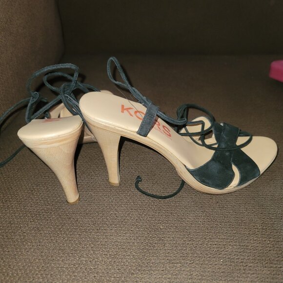 Michael Kors Lace Up High Heel Sandals - Picture 3 of 13